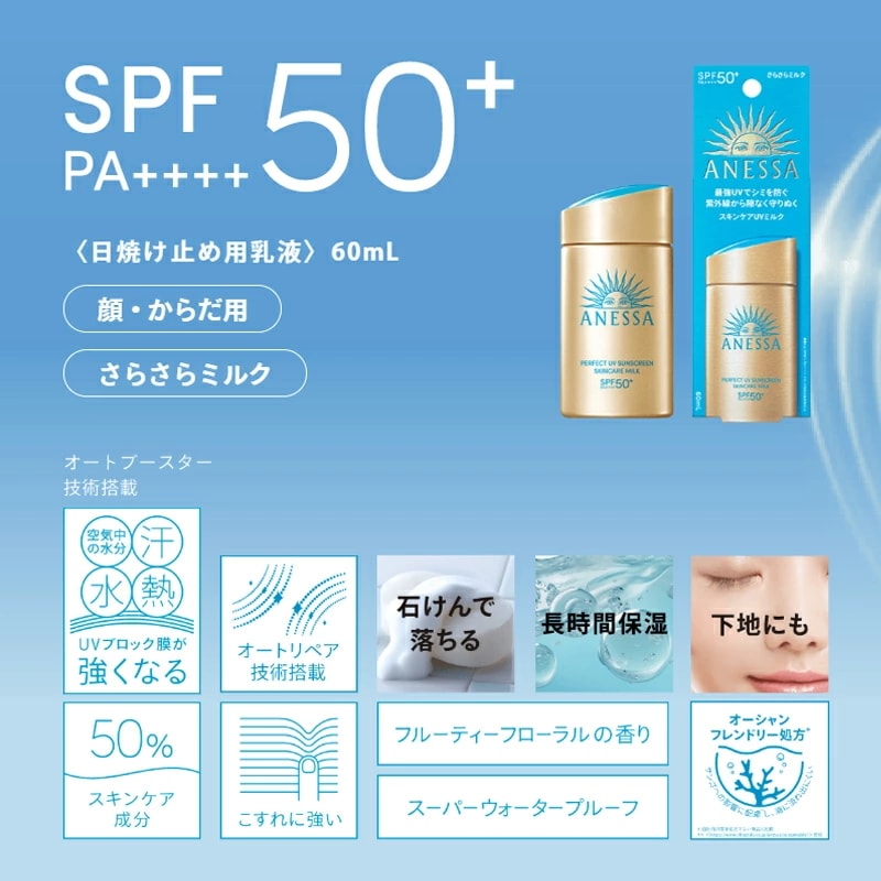 Qoo10] アネッサ 3本セット 資生堂 SHISEIDO パ