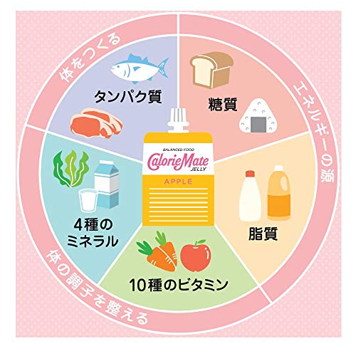 大塚製薬 カロリーメイト ゼリー アップル味 215g×24袋 大塚製薬 カロリーメイト ゼリー アップル味 215g×24袋