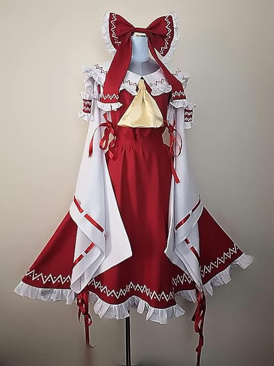 Enchantment 東方プロジェクト　博麗霊夢　衣装＋ウィッグ　コスプレ Amazon.co.jp: [DCYCOS] コスプレ衣装 Project 博麗霊夢 巫女