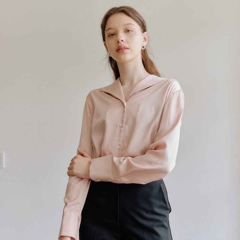 シルキーカラーシャツ(SILKY COLLAR SHIRT)