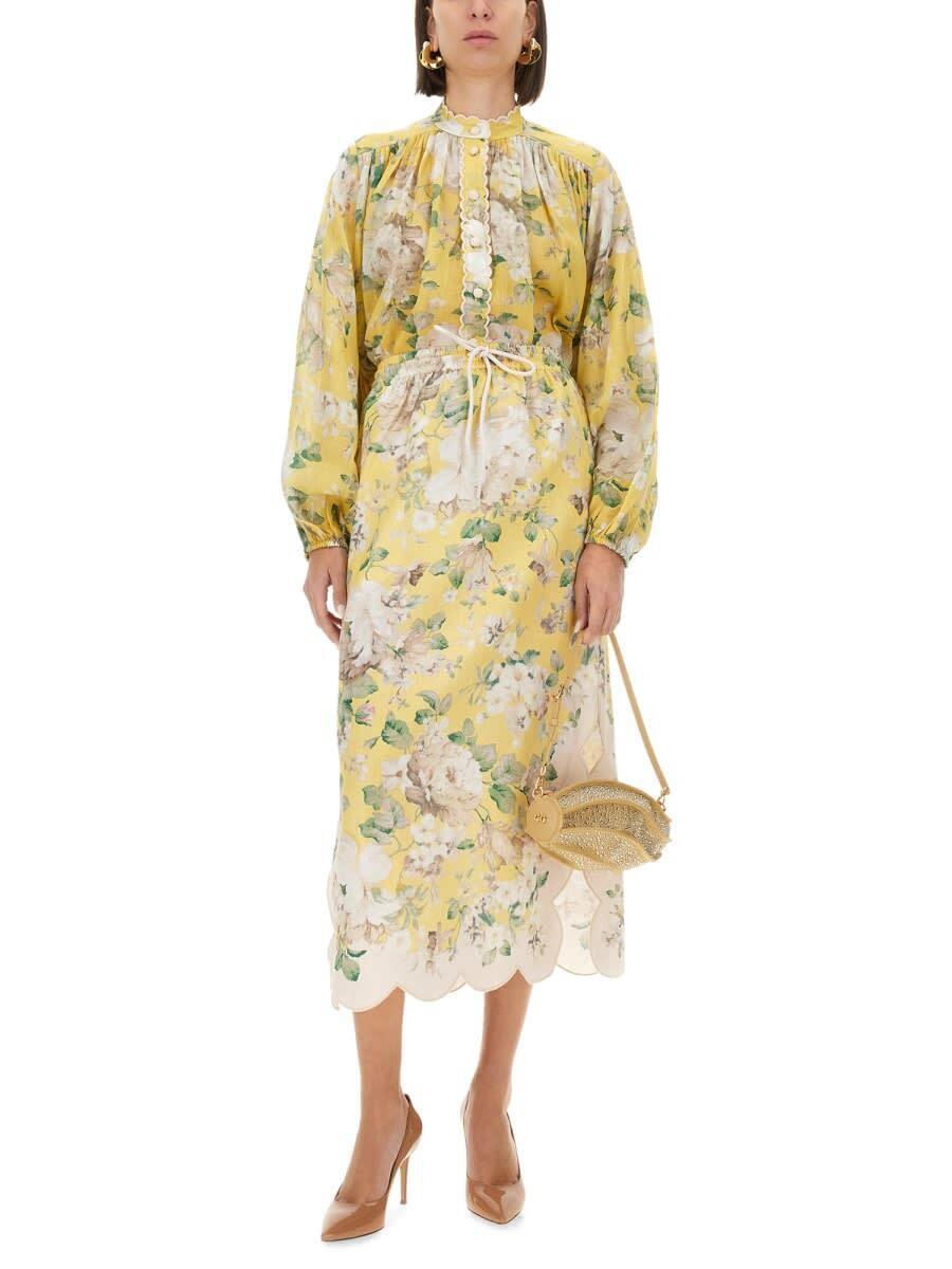 0721SRS252_YFL イエロー 春夏2025 スカート レディース ia 0721SRS252_YFL イエロー 春夏2025 スカート レディース ia