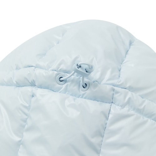 NERDY 公式正規品 womans デタッチャブルスリーブ グロッシー ダウンジャケット Sky Blue 韓国ファッション NERDY 公式正規品 womans デタッチャブルスリーブ グロッシー ダウンジャケット Sky Blue 韓国ファッション