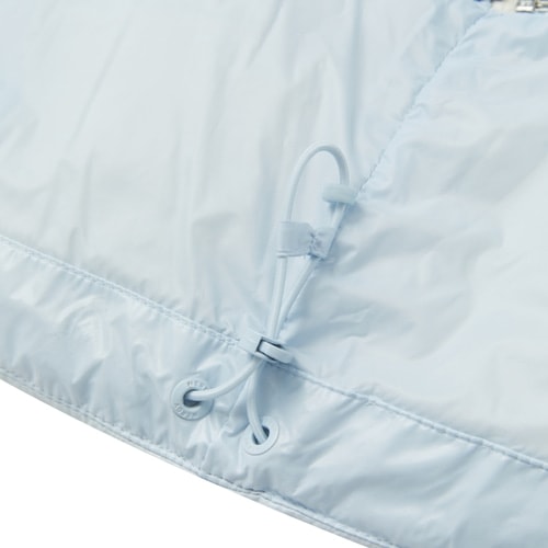 NERDY 公式正規品 womans デタッチャブルスリーブ グロッシー ダウンジャケット Sky Blue 韓国ファッション NERDY 公式正規品 womans デタッチャブルスリーブ グロッシー ダウンジャケット Sky Blue 韓国ファッション