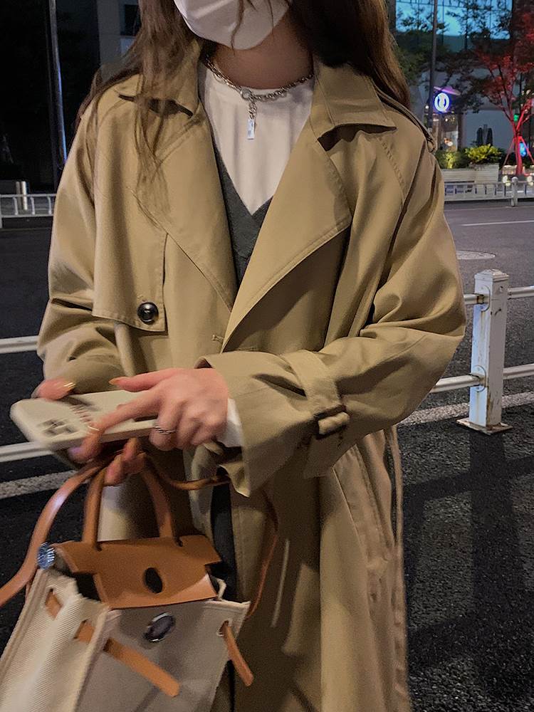 アウター コート トレンチコート ロング丈 長袖 大人可愛い きれいめ シンプル カジュアル 上品 お洒落 かっこいい マニッシュ 秋 冬 10代 20代 30代 40代 レディース 女性用 オフィス