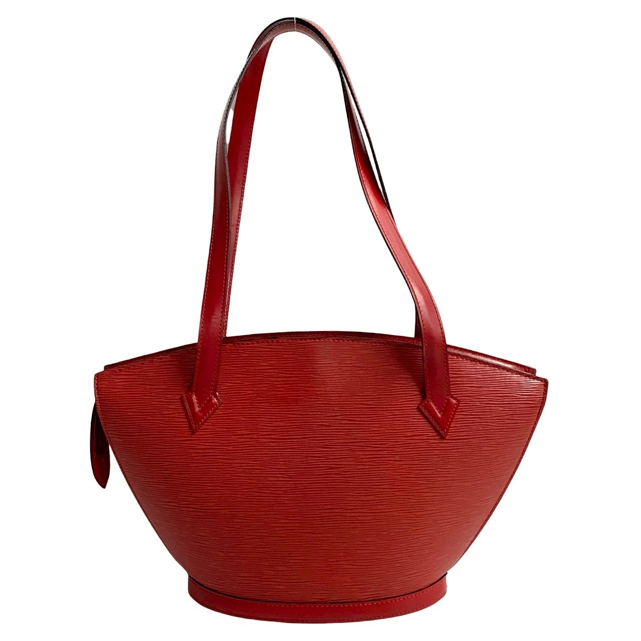 ヴィンテージ サンジャック ショッピング エピトートバッグ エピレザー レッド 74-10 ヴィンテージ サンジャック ショッピング エピトートバッグ エピレザー レッド 74-10