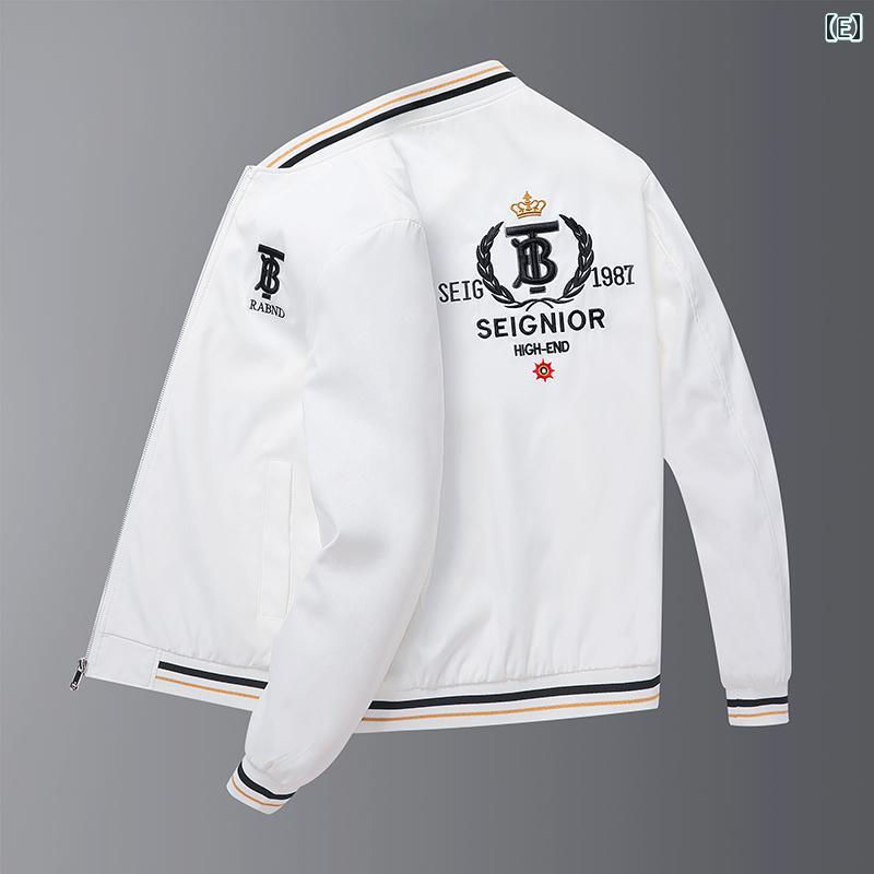 メンズ ファッション ベースボール ジャケット 春秋 スリム スタンドカラー 刺繍 鶴 ジャケット メンズ ファッション ベースボール ジャケット 春秋 スリム スタンドカラー 刺繍 鶴 ジャケット