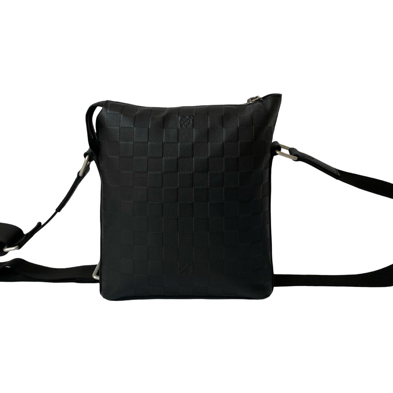 ディスカバリー メッセンジャー BB ダミエ アンフィニショルダーバッグ レザー ブラック -2774 ディスカバリー メッセンジャー BB ダミエ アンフィニショルダーバッグ レザー ブラック -2774