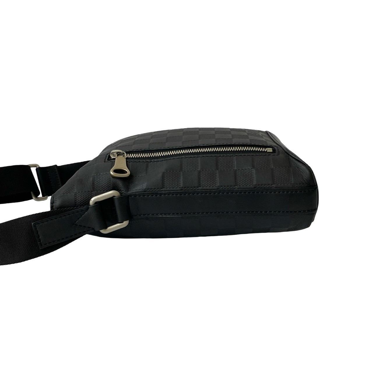 ディスカバリー メッセンジャー BB ダミエ アンフィニショルダーバッグ レザー ブラック -2774 ディスカバリー メッセンジャー BB ダミエ アンフィニショルダーバッグ レザー ブラック -2774