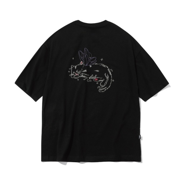 【CPGN STUDIO】24SS★ Fairy Cat Embroidery Short Sleeve Tee CPGN STUDIO】 Fairy Cat Embroidery Short Sleeve Tee Tシャツ