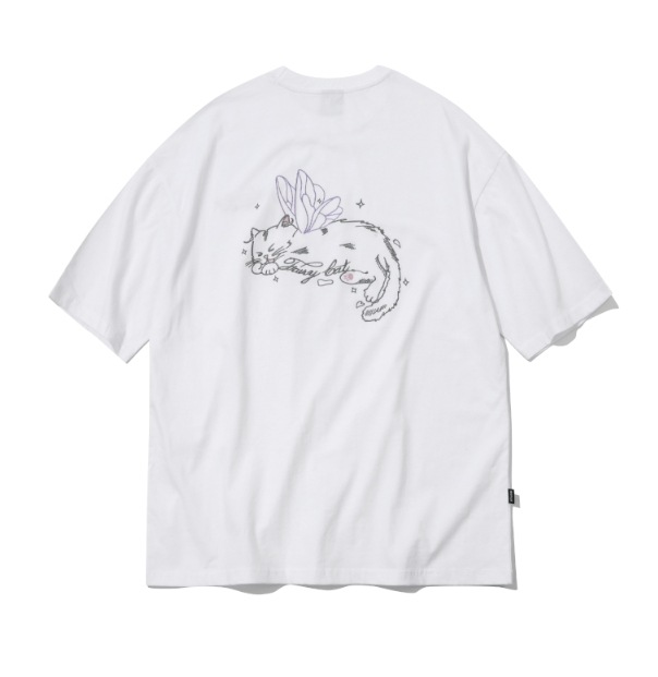【CPGN STUDIO】24SS★ Fairy Cat Embroidery Short Sleeve Tee MUSINSA | CPGN STUDIO ABC CAT Embroidery Short Sleeve T
