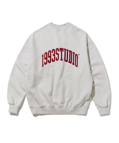 [1993STUDIO]韓国ファッションYouTuberたちのPICK！アセンティックアーチロゴスウェットシャツ