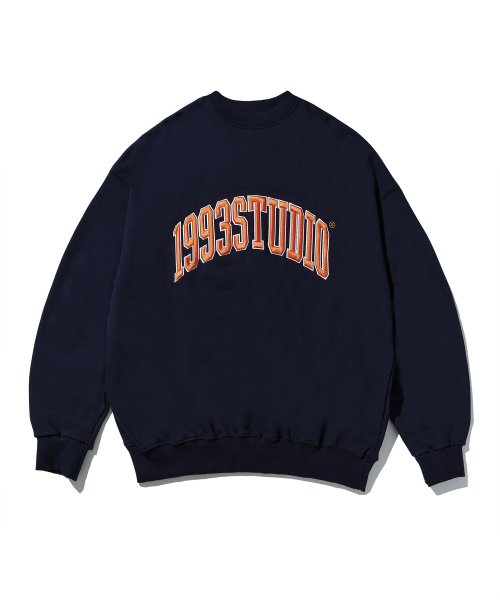 [1993STUDIO]韓国ファッションYouTuberたちのPICK！アセンティックアーチロゴスウェットシャツ