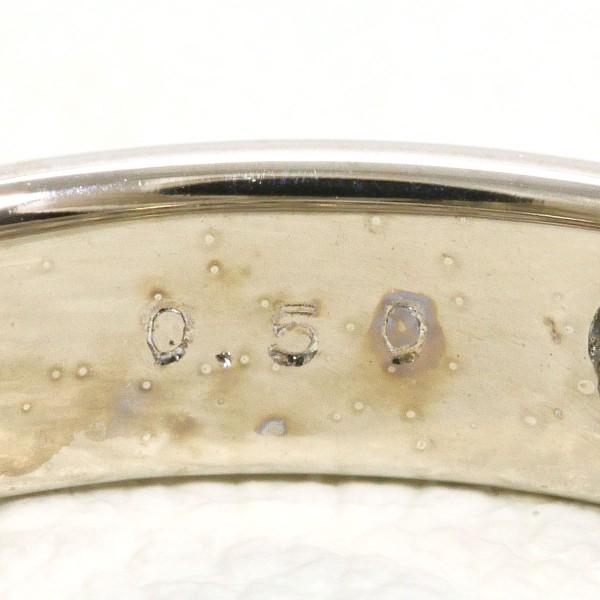 K14 14金 WG ホワイトゴールド リング 指輪 13号 ダイヤ 0.50 ジュエリー 中古 K14 14金 WG ホワイトゴールド リング 指輪 13号 ダイヤ 0.50 ジュエリー 中古