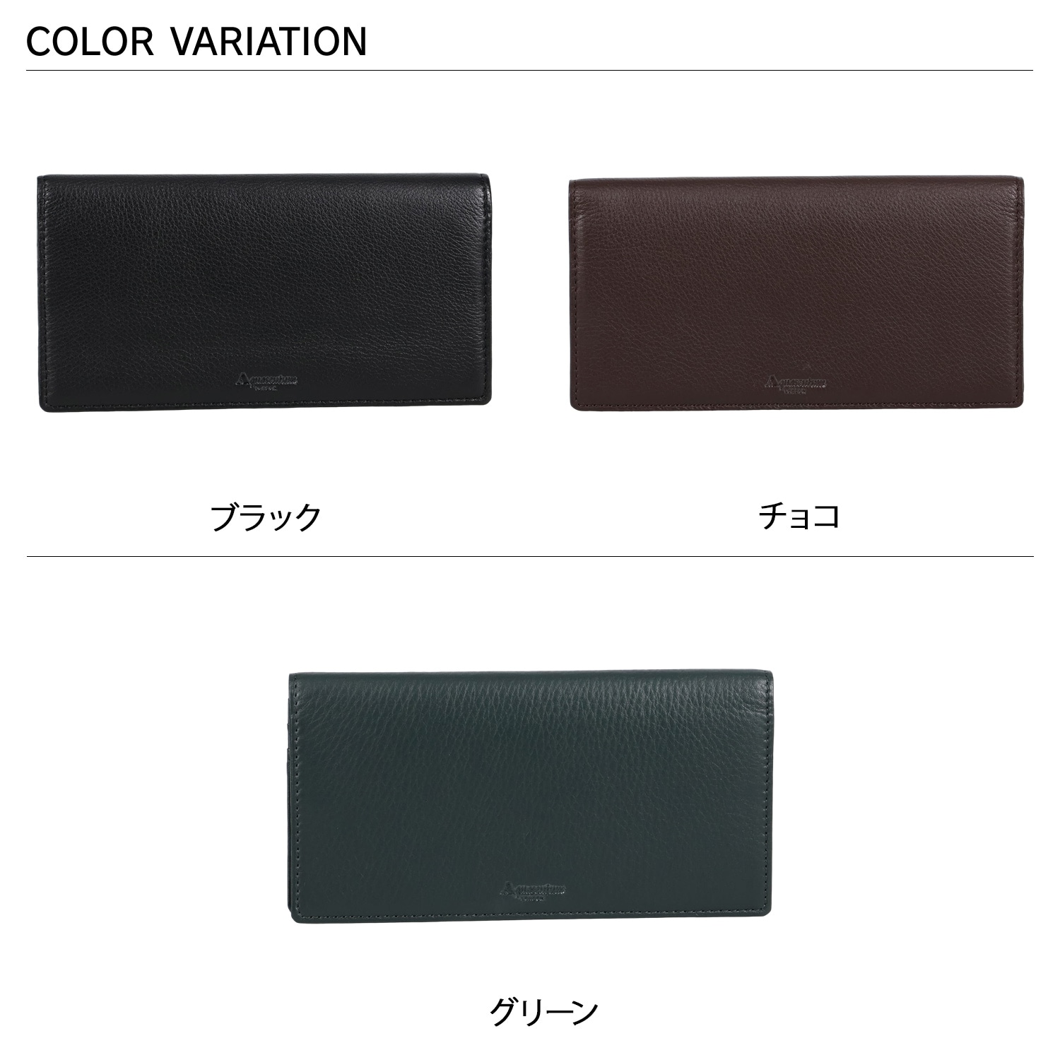長財布 メンズ 本革 オールダム ブラック ブラウン グリーン 黒 AQW-3140119