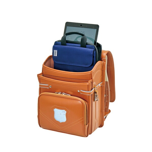 （まとめ買い）ミラガク タブラスクール はっ水 M タブレットケース ネイビー MT008NB [x3]