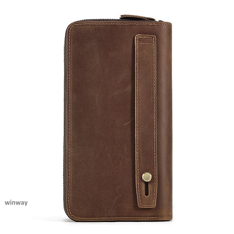 セカンドバッグ 本革 メンズ 大容量 ラウンド 長財布 レザー ロングウォレット ビジネス財布 2室 スマホパスポートなど対応 セカンドバッグ 本革 メンズ 大容量 ラウンド 長財布 レザー ロングウォレット ビジネス財布 2室 スマホパスポートなど対応