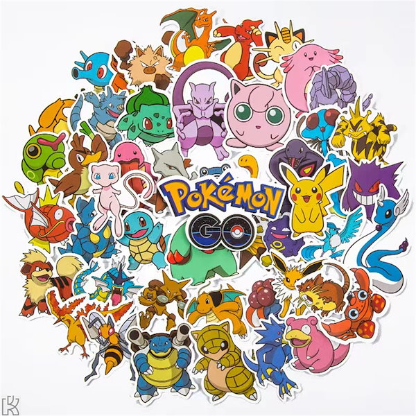 Qoo10] ポケットモンスター ステッカー 50枚セ