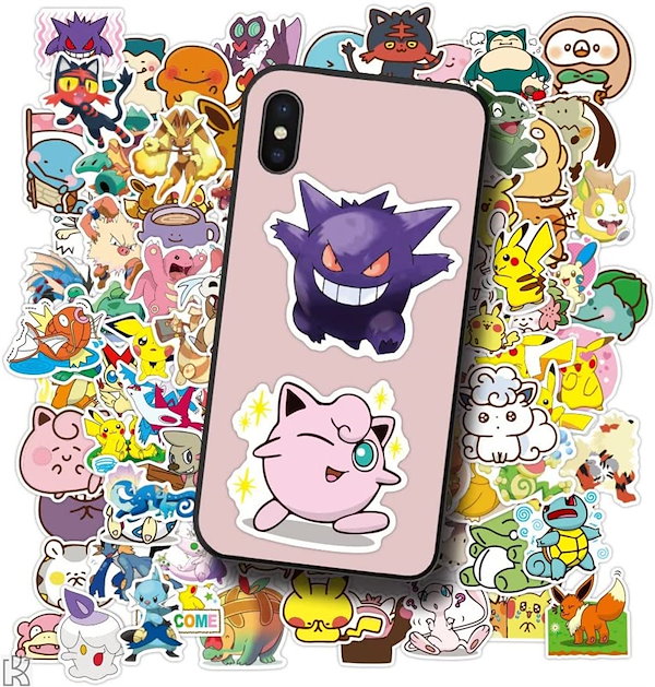 Qoo10] ポケットモンスター ステッカー 50枚セ