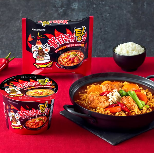 Qoo10] Samyang Foods ブルダック炒め湯麺 再出時 ニンニク味U