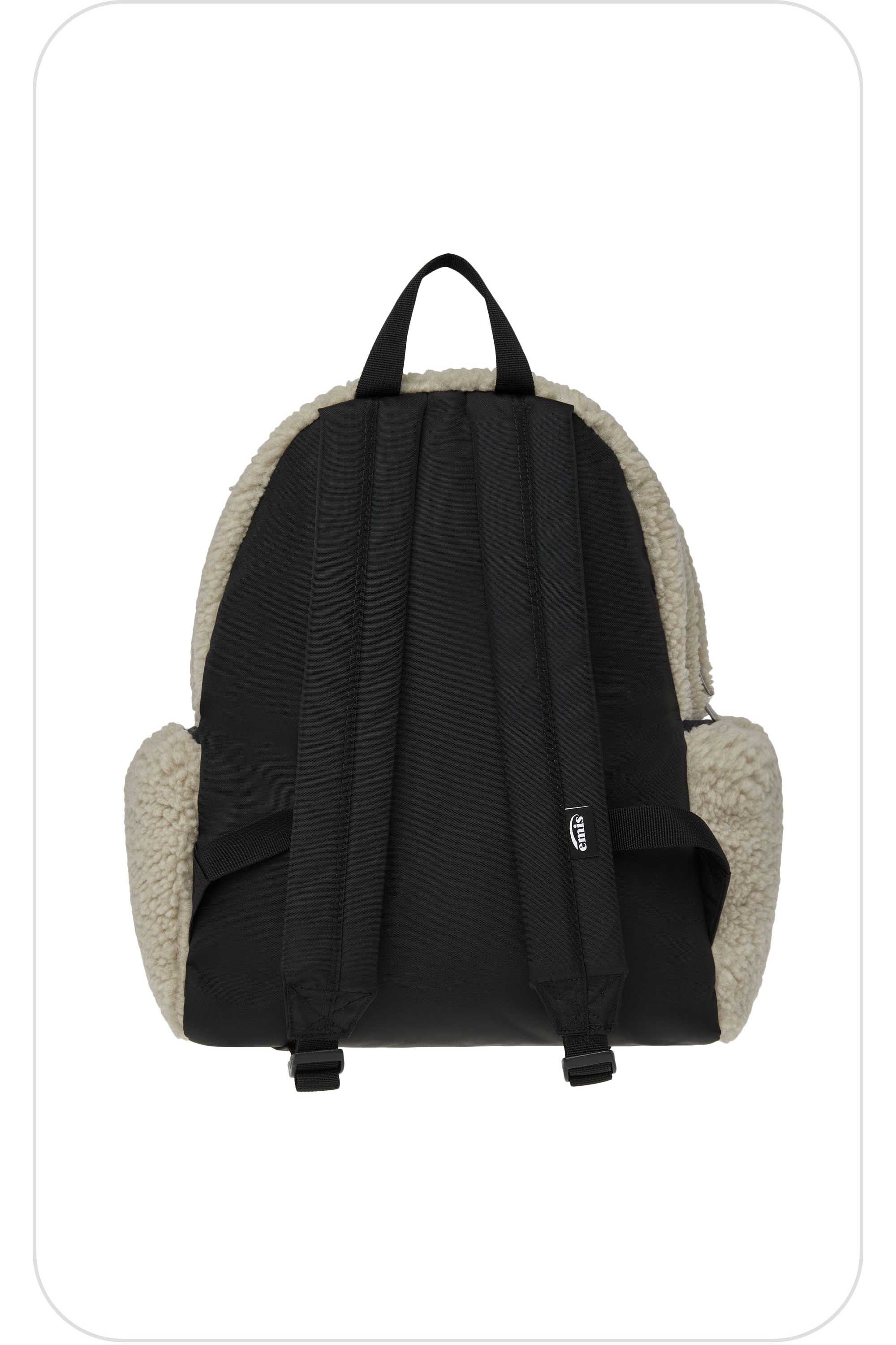 emis SHIRRING BACKPACK ブラックリュック・バックパック EMIS☆NEW [正規品] SHIRRING BACKPACK ミニバックパック (EMIS/バック