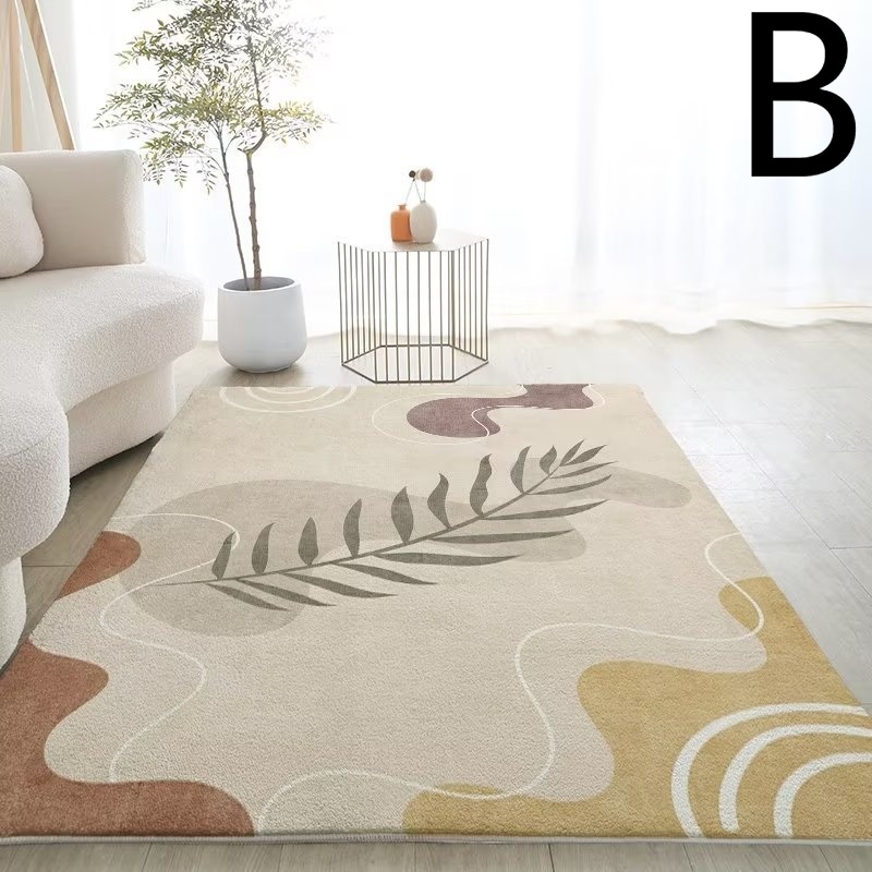 リビングカーペットタペストリー新型高級厚手の侘び寂風家庭用寝室ベッドサイド滑り止めマット 140*200 /160*230cm