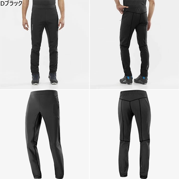 メンズ クロスウォーム ソフトシェル アウトドアウェア トレーニング ロングパンツ 登山 トレラン 防風 保温 裏起毛 ランニング LC1956500