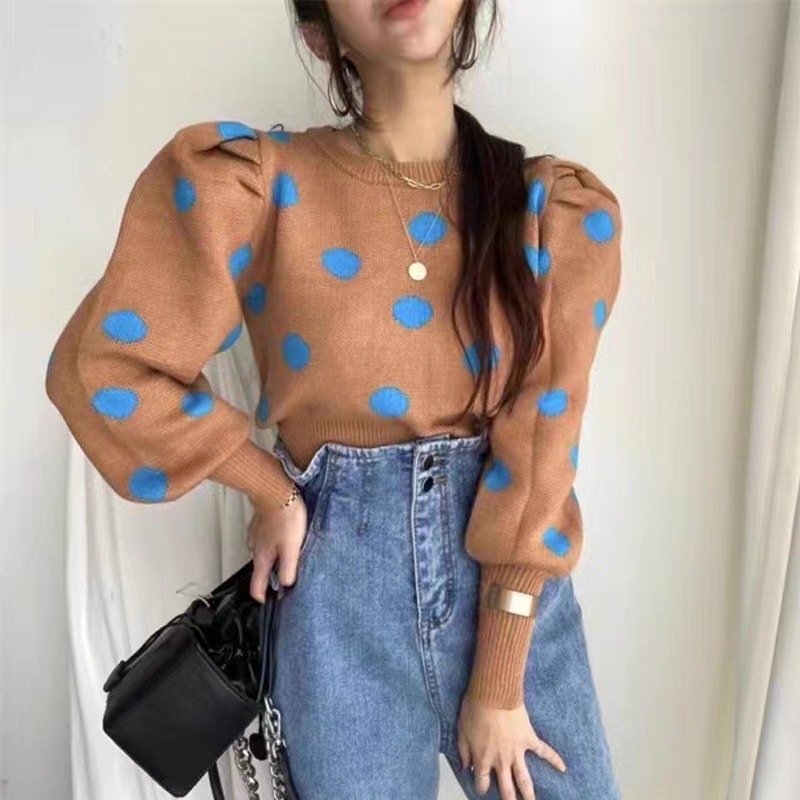 レディース トップス ニット セーター プルオーバー ショート 長袖 ボリューム袖 パフスリーブ ラウンドネック フェミニン タック ハイウエスト かわいい 大人可愛い カジュアル おしゃれ レディース トップス ニット セーター プルオーバー ショート 長袖 ボリューム袖 パフスリーブ ラウンドネック フェミニン タック ハイウエスト かわいい 大人可愛い カジュアル おしゃれ