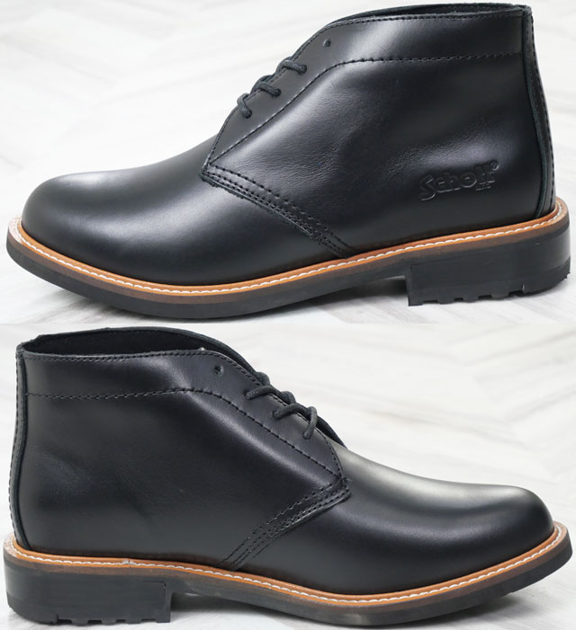 ショット チャッカブーツ メンズ カジュアル レザーシューズ 日本製 本革 靴 S23002 黒 ブラック ブラウン メイドインジャパンSchott r