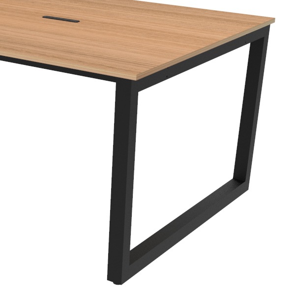 フリーアドレスデスク ブラウン 幅480cm 奥行120cm フリーアドレス用 デスク テーブル 法人限定