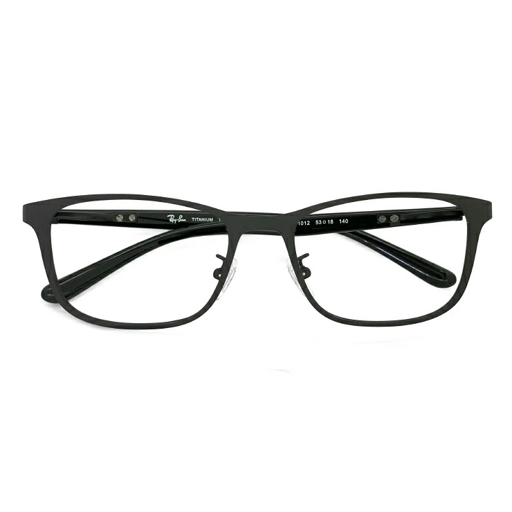 Ray-Ban メガネ 眼鏡 rx8773d 1012 53mm メンズ レディース ユニセックス rb8773d チタン スクエア 型 フレーム めがね 黒縁 黒ぶち
