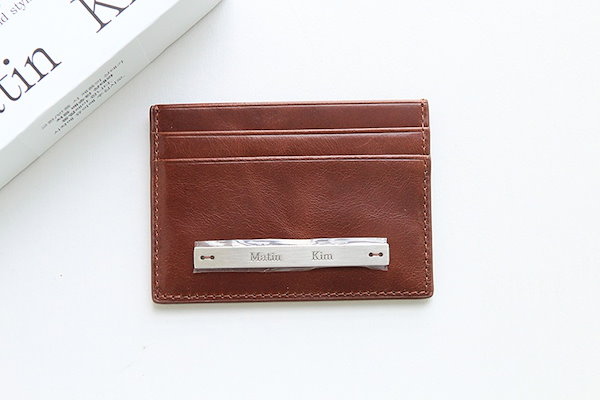 Matin Kim★[ギフト用] VINTAGE CARD WALLET ショッパー付き 韓国MATIN KIM マーティンキム】VINTAGE CARD WALLET 財布・小物