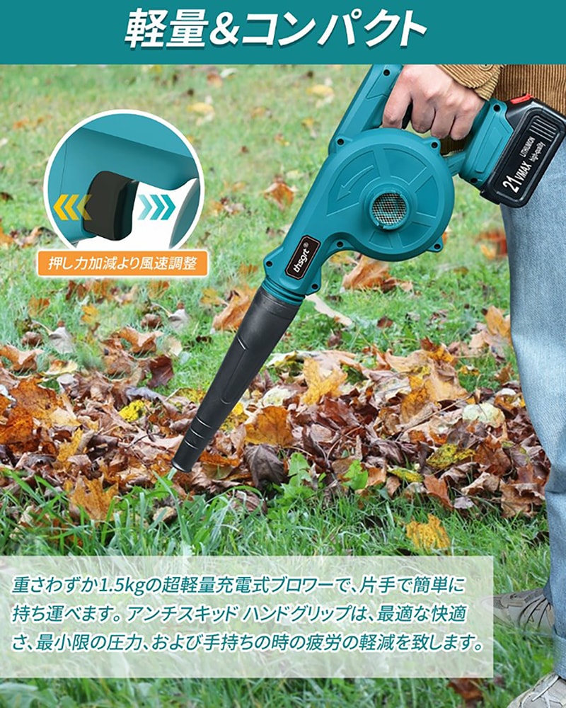 コードレス ブロワー 【訳あり！西日本の方限定】バッテリー2個付 h 充電式 訳あり！西日本の方限定】コードレス ブロワー バッテリー2個付