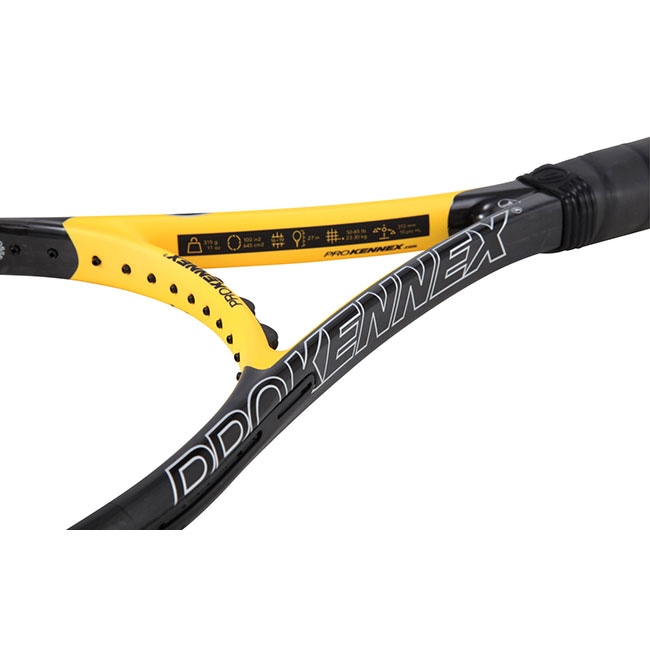 プロケネックス(ProKennex) 2020 Ki BLACK ACE(ブラックエース) CO-15123 (315g) 海外正規品 硬式テニスラケット KKIBA315-イエロー(19y12m)N