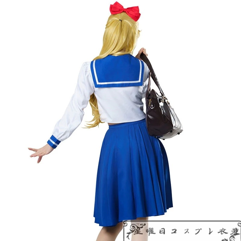 新品美少女戦士セーラームーン 愛野美奈子 コスプレ衣装 制服セット セーラー服 学園祭 変装 コスチューム ハロウィン ク品質良い 店舗お勧め_3
