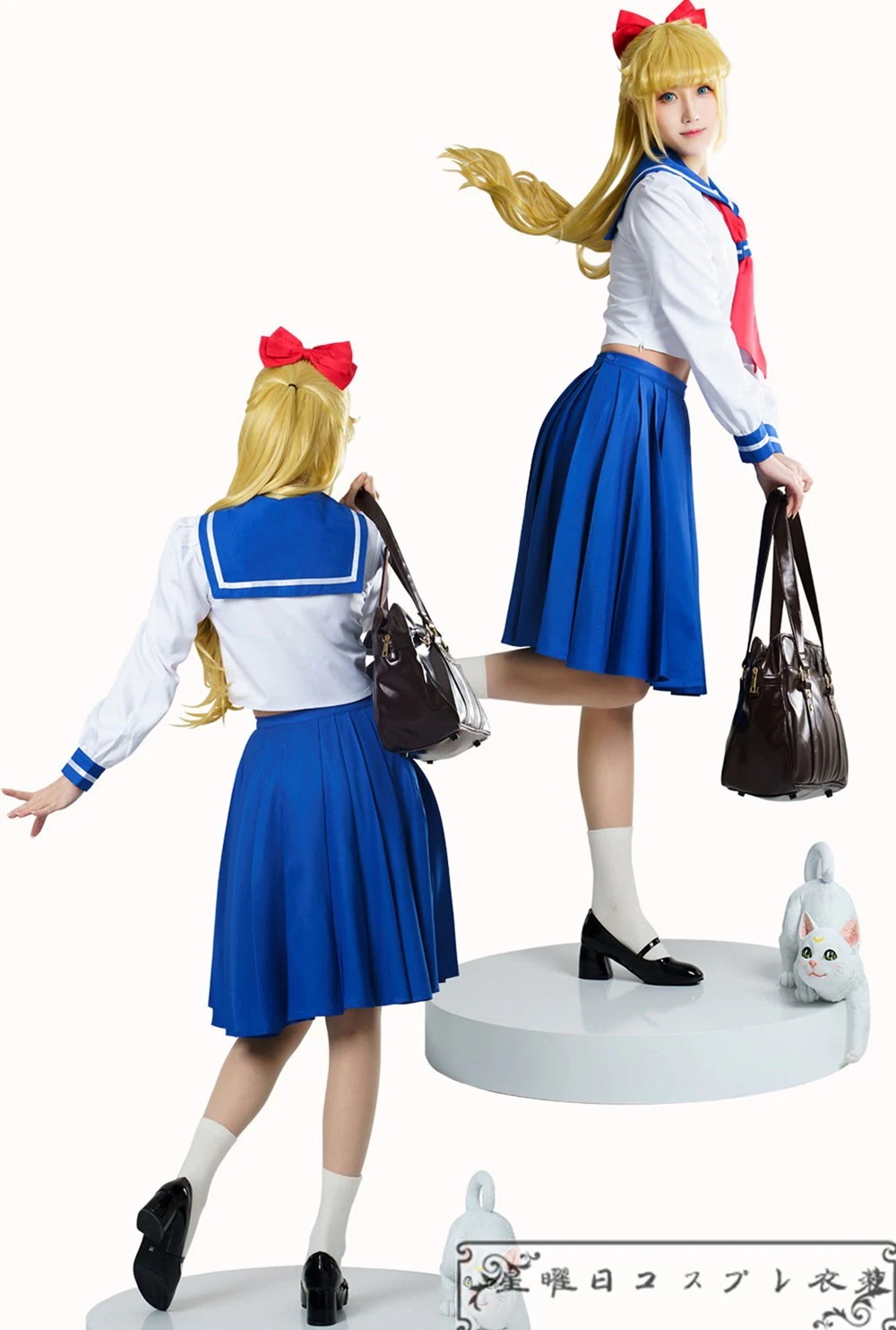 新品美少女戦士セーラームーン 愛野美奈子 コスプレ衣装 制服セット セーラー服 学園祭 変装 コスチューム ハロウィン ク品質良い 店舗お勧め_4
