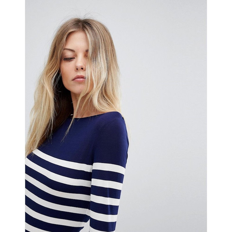 オアシス レディース トップス【Oasis Stripe Long Sleeve Top】Multi blue オアシス レディース トップス【Oasis Stripe Long Sleeve Top】Multi blue