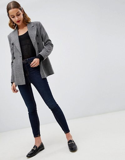 ストラディバリウス レディース デニムパンツ ボトムス Stradivarius super high waist jean in blue ストラディバリウス レディース デニムパンツ ボトムス Stradivarius super high waist jean in blue