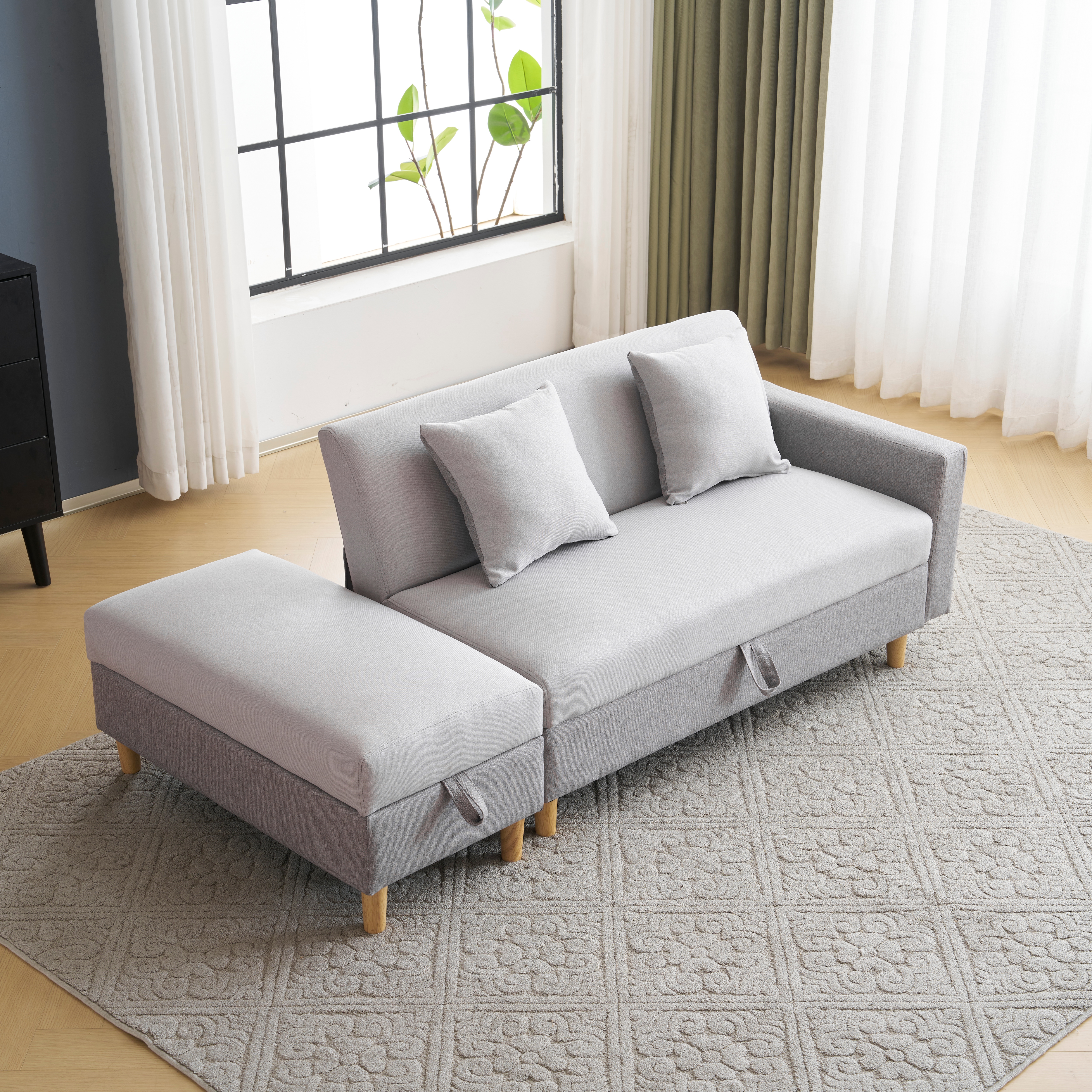 587ソファカチン ソファー ソファーベッド 3P 3人掛けソファ 5ways