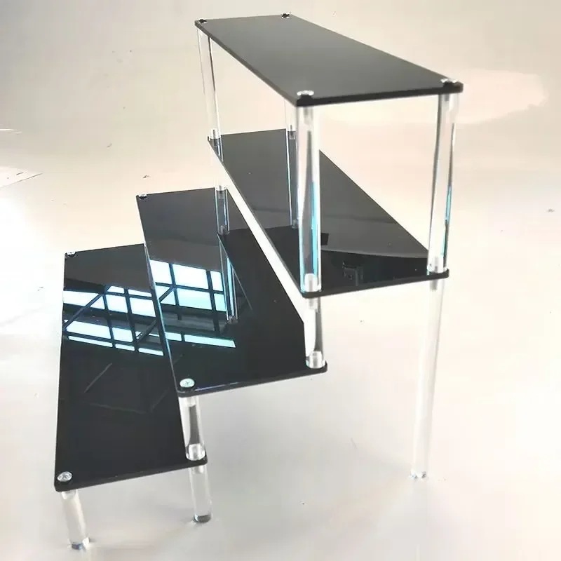 透明なアクリル製のディスプレイスタンド 透明なディスプレイ棚 クリア ポップのフィギュア カップケーキ デザート 香水 人形のオーガナイザー 15レベル 透明なアクリル製のディスプレイスタンド 透明なディスプレイ棚 クリア ポップのフィギュア カップケーキ デザート 香水 人形のオーガナイザー 15レベル