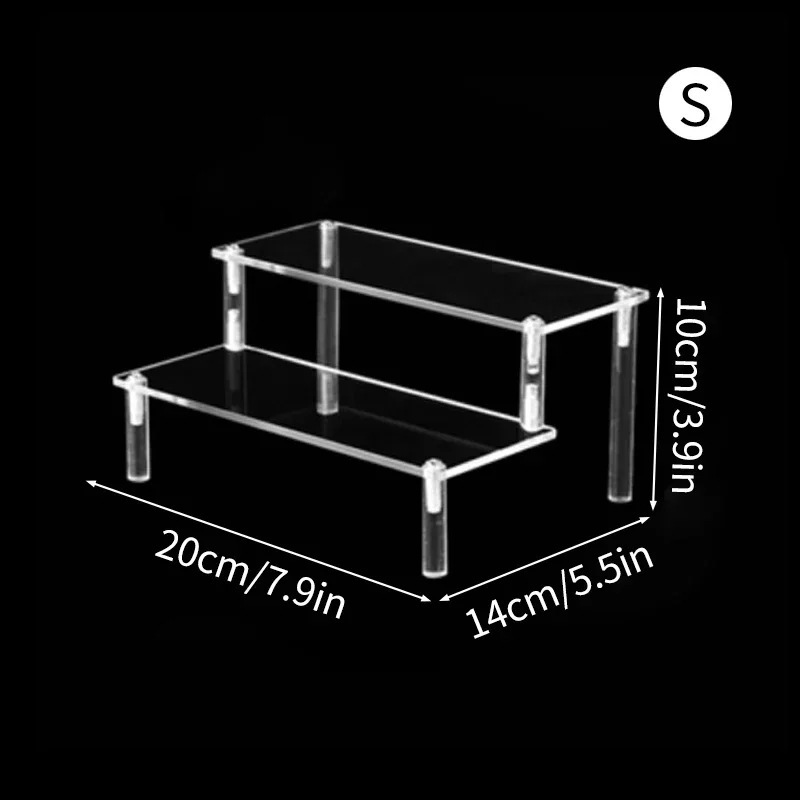 透明なアクリル製のディスプレイスタンド 透明なディスプレイ棚 クリア ポップのフィギュア カップケーキ デザート 香水 人形のオーガナイザー 15レベル 透明なアクリル製のディスプレイスタンド 透明なディスプレイ棚 クリア ポップのフィギュア カップケーキ デザート 香水 人形のオーガナイザー 15レベル