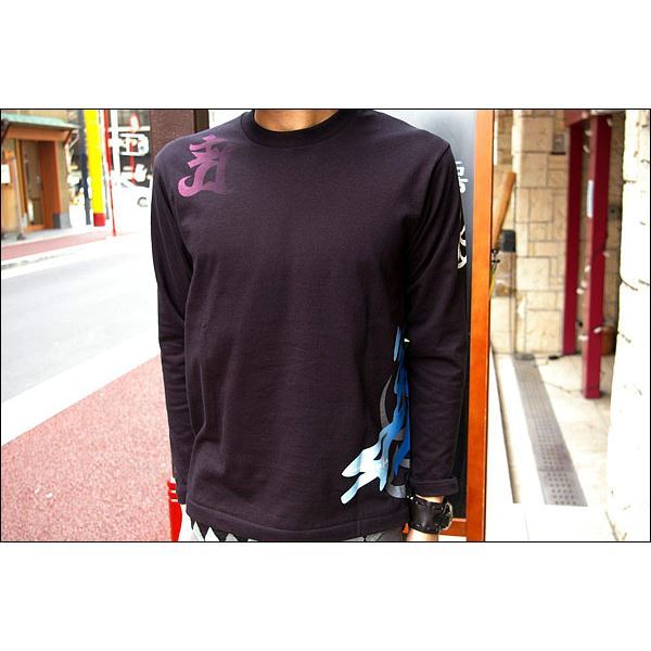 義/直江兼続 長Tシャツ 楽 XS 黒