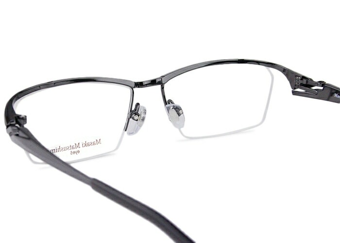 メガネ MF-1253 c.3 ガンメタル 日本製 ナイロール 大きい