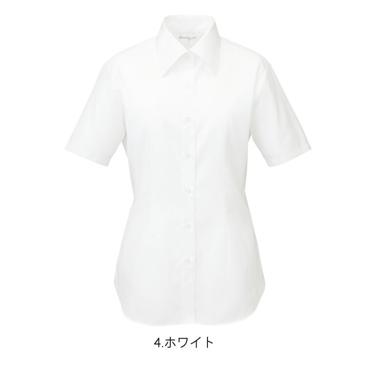 レディース 半袖 ブラウス オフィスシャツ ワイシャツ ママ服 通勤 事務服 就活 リクルート 面接 フォーマル ジョア 06100 レディス 送料無料 卒業式 卒園式 入学式 入園式