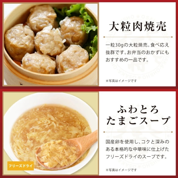 【ジョイフル×大阪王将】ハンバーグ2種4食＆チキンドリア2食＆人気中華5種セット_8
