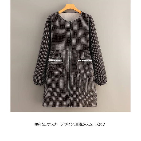 Qoo10] 割烹着 かっぽう着 ロング エプロン 長