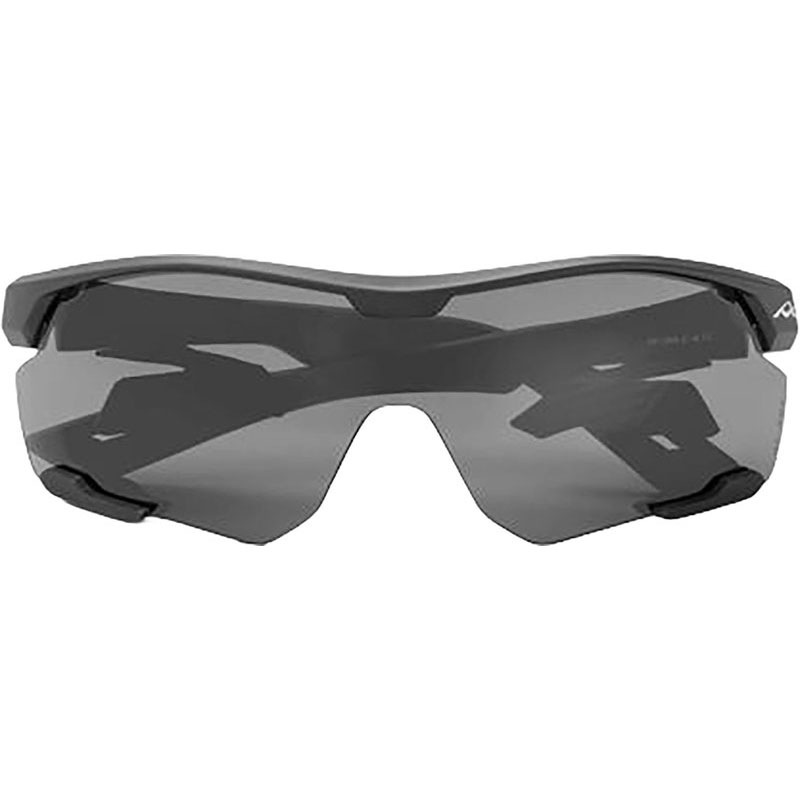 Airfly エアフライ 鼻パッドがないスポーツサングラスAF-30X C-4ガンメタルマット スポーティシェイプ7カーブ ハイコントラストスモークレンズ装着 マルチスポーツ サングラス (af30x_1