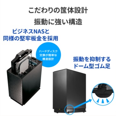 I/Oデータ 2.5GbE対応 2ドライブ ネットワークHDD 2TB HDL2LE02 I/Oデータ 2.5GbE対応 2ドライブ ネットワークHDD 2TB HDL2LE02