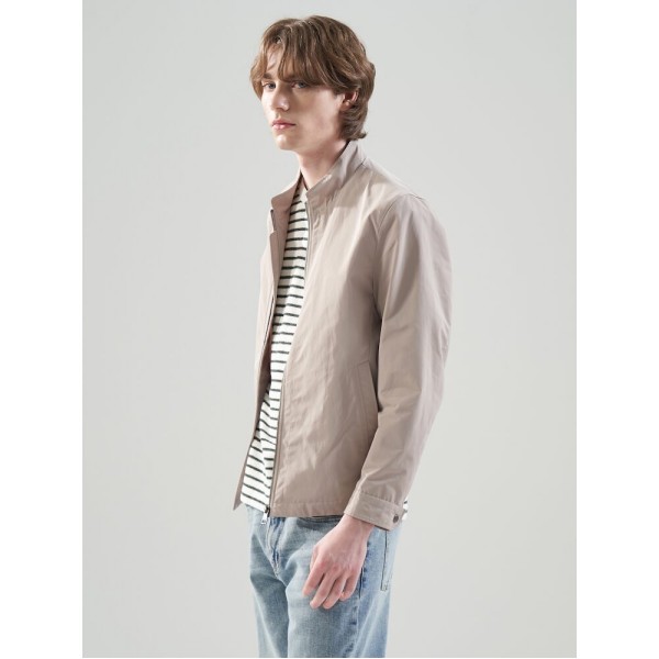 （ロガディス）コットンタッチベーシックショートジャンパー-ベージュ（RY4239P12A）