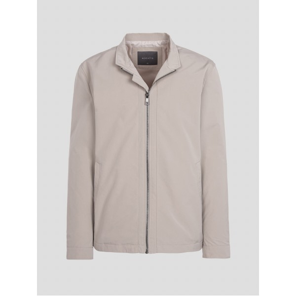 （ロガディス）コットンタッチベーシックショートジャンパー-ベージュ（RY4239P12A）