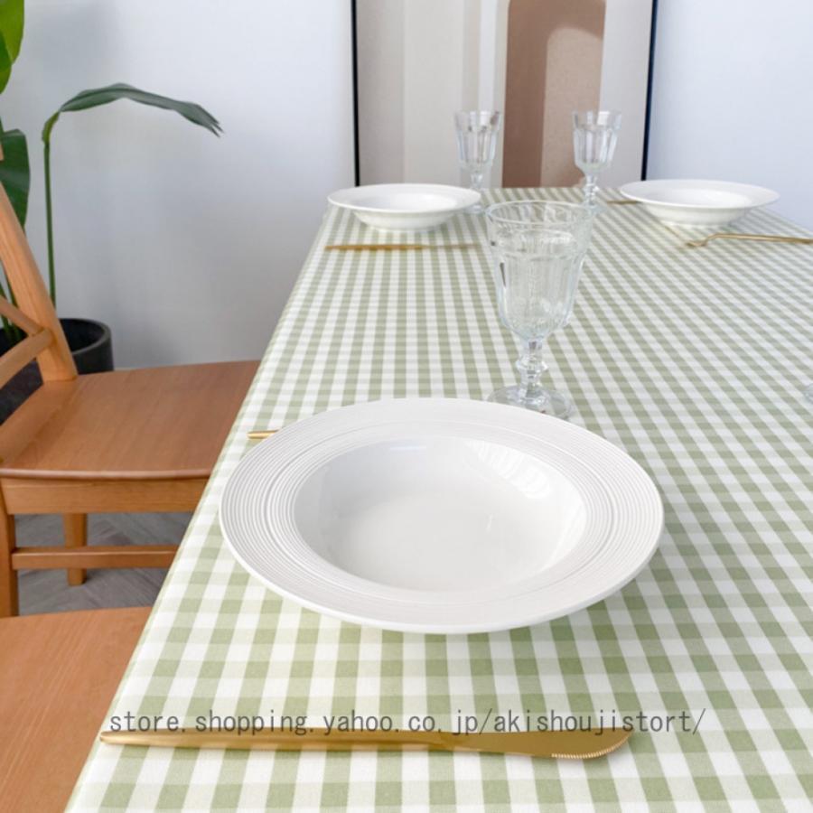 テーブルクロス布 キッチングッズ モノトーン 綿麻 テーブルカバー 無地 滑り止め シンプル 祝いプレゼント 清潔簡単 長方形 モダン キッチン おしゃれ 麻混風